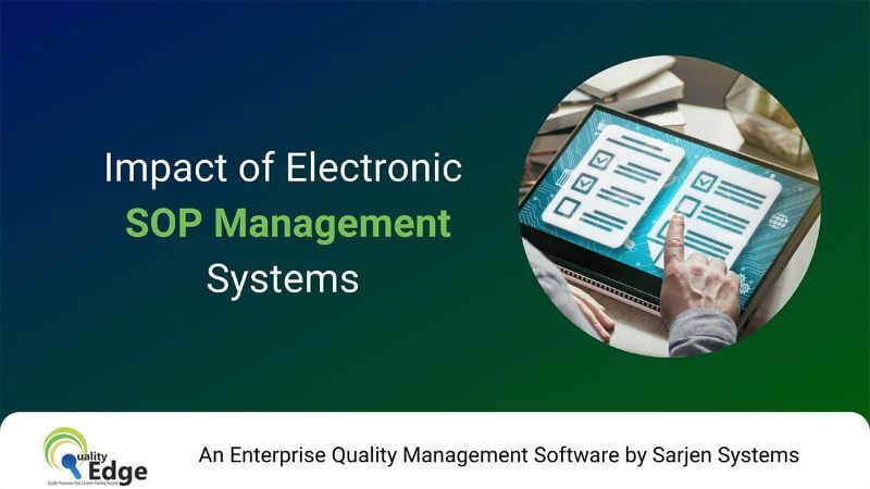 Impact of Electronic SOP Management